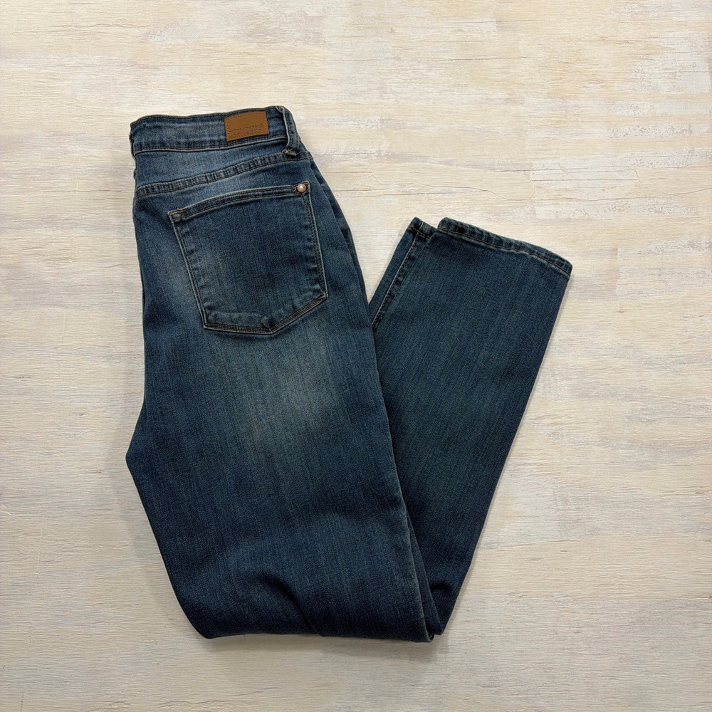 Judy Blue Jeans Boyfriend Fit Distressed Medium Wash Denim Womens Size 11/30